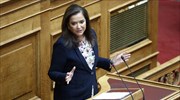 Ντ. Μπακογιάννη: Η κυβέρνηση δεν μπορεί να αξιοποιήσει ούτε τους διαθέσιμους πόρους