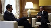 Συνάντηση Αλ. Τσίπρα με τον υποψήφιο του ΑΚΕΛ για την κυπριακή προεδρία