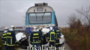 Τρίκαλα: Νεκρός οδηγός αυτοκινήτου που παρασύρθηκε από αμαξοστοιχία