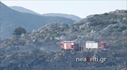 Χανιά: Σε εξέλιξη πυρκαγιά στην περιοχή Λαγγός του δήμου Πλατανιά