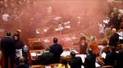 Αλβανία: Καπνογόνα εντός του κοινοβουλίου