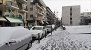 Χιόνια σε Λάρισα και Φθιώτιδα