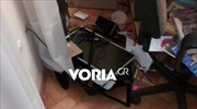 Καταστροφές στα γραφεία της ΕΣΗΕΜ-Θ προκάλεσαν κουκουλοφόροι