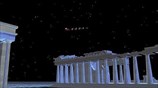 Ο  Άγιος Βασίλης πέταξε πάνω από την Ακρόπολη