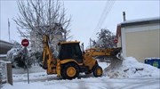 Στα λευκά τα ορεινά του νομού Λάρισας