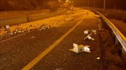 Κανονικά η κυκλοφορία στην Εγνατία στο ρεύμα προς Βέροια