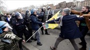 Συμπλοκές Κούρδων - αστυνομίας στη Ρώμη λόγω Ερντογάν