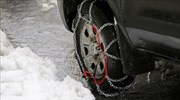 Με αλυσίδες στα ορεινά της δυτικής Μακεδονίας