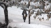 Έως και ένα μέτρο χιόνι στα ορεινά των Τρικάλων