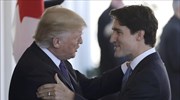 Συνομιλία Τραμπ - Τριντό για δασμούς και NAFTA