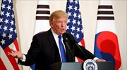 Χαιρετίζει «ενδεχόμενη πρόοδο» με τη Β. Κορέα ο Τραμπ