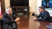 Mitsotakis meets with US officials in D.C.; talks focus on Greek economy, regional developments