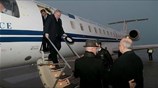 Ιστορική προσγείωση Νίκου Κοτζιά στο αεροδρόμιο των Σκοπίων