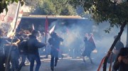 Ένταση και χημικά κοντά στο Μέγαρο Μαξίμου