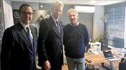 Συνάντηση Θοδωρή Κυριακού και του πρέσβη των ΗΠΑ Τζέφρι Πάιατ στο Vice Greece