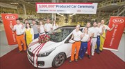 Kia Motors: 3 εκατ. αυτοκίνητα στην Ευρώπη