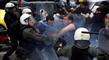 Ένταση και χημικά στο αντιπολεμικό συλλαλητήριο