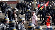 Ταραχές στο Παρίσι σε διαδήλωση των συνδικάτων
