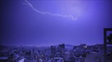 Οι εντυπωσιακές αστραπές της χθεσινοβραδινής καταιγίδας στην Αθηνα
