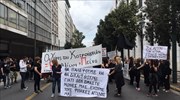 Συγκέντρωση για τις συντάξεις χηρείας στο κέντρο της Αθήνας