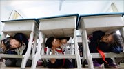 Άσκηση ετοιμότητας για σεισμό στη Χαντάν