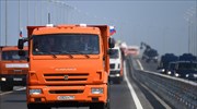 Ε.Ε. - Γαλλία καταδικάζουν τη «γέφυρα Πούτιν» στην Κριμαία