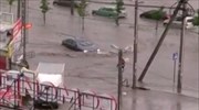 Σφοδρή καταιγίδα στη Ρωσία