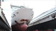 New floating dock at Piraeus Port Authority receives first large F/B
