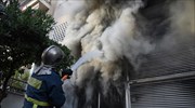 Φωτιά σε αποθήκη με ηλεκτρικά είδη στο Περιστέρι