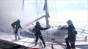 Φωτιά σε ταχύπλοο σκάφος στο Πόρτο Ράφτη