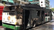 Πυρκαγιά σε λεωφορείο στην Αθήνα, πρόλαβαν και κατέβηκαν οι επιβάτες