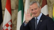 French FinMin Le Maire with an 