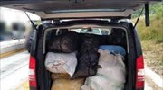 Κοζάνη: Επιχείρησαν να μεταφέρουν περισσότερα από 200 κιλά χασίς με ΙΧ