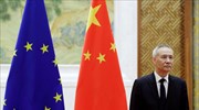 Τις προοπτικές ενίσχυσης των οικονομικών σχέσεων εξετάζουν Κίνα- Ε.Ε.