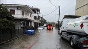 Καβάλα: Πλημμύρες σε Χρυσούπολη και γύρω χωριά