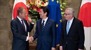 Ε.Ε. - Ιαπωνία: Υπεγράφη η εμπορική συμφωνία - Τουσκ: Μήνυμα κατά του προστατευτισμού