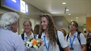 Πόλο: Επέστρεψαν οι Γυναίκες, θερμή υποδοχή στο αεροδρόμιο