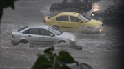 Προβλήματα από τη σφοδρή βροχόπτωση στην Αττική