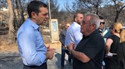 Επίσκεψη Τσίπρα στο Μάτι: Χαμηλοί τόνοι, υπό πίεση