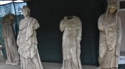 Six statues discovered in ruins of ancient Greek city in SW Turkey