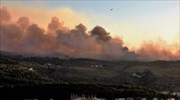 Σε εξέλιξη πυρκαγιά στη Σάμο