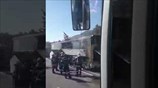 Κρήτη: Φωτιά σε τουριστικό λεωφορείο