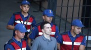 Turkish court releases two Greek servicemen; pair back home on Wed.