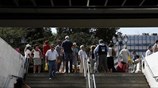 Η στιγμή του μπλακ αουτ στο μετρό Συντάγματος (βίντεο)