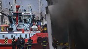 Φωτιά στο πλοίο «Ελευθέριος Βενιζέλος»: Τέλος στην περιπέτεια των 875 επιβατών