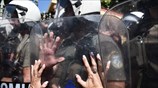 Ένταση έξω από το υπ. Μακεδονίας-Θράκης