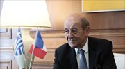 Γάλλος ΥΠΕΞ: Υπέρ δικοινοτικής - διζωνικής ομοσπονδίας στην Κύπρο