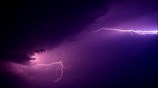 Νυχτερινή καταιγίδα στο Ναύπλιο