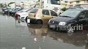 Κρήτη: Προβλήματα λόγω της ισχυρής βροχόπτωσης