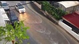 Μετατράπηκε σε... ποτάμι η οδός Ηρακλή στο Ηράκλειο